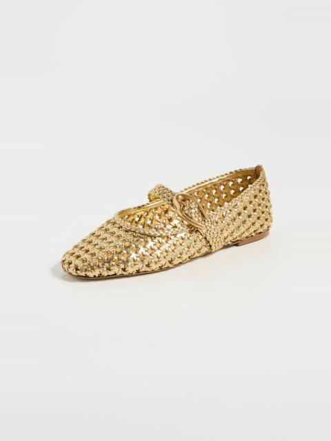 Larroudé Verona Macrame Flats