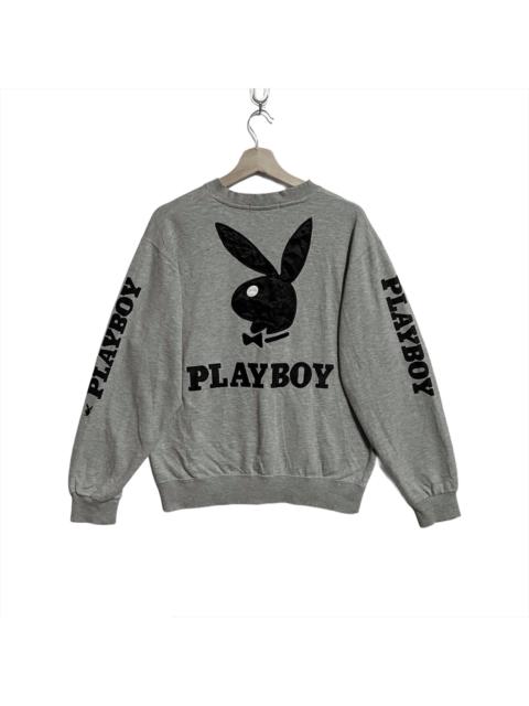 Other Designers Vintage - Vintage Playboy Spellout Embroidery Big Logo Sweatshirt