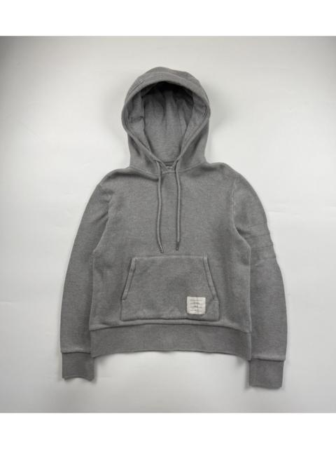 Thom Browne Thom Browne Honeycomb Pique Cropped Hoodie
