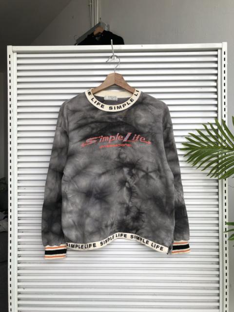 Other Designers Japanese Brand - Vintage Simple Life Bleached Crewneck/ Travis Flacko Scott