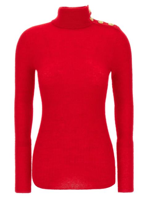 Mohair Button Sweater Sweater, Cardigans Red