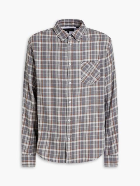 rag & bone Fit 2 Yokohama checked cotton-flannel shirt