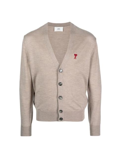 AMI Paris Cardigan With Ami De Coeur