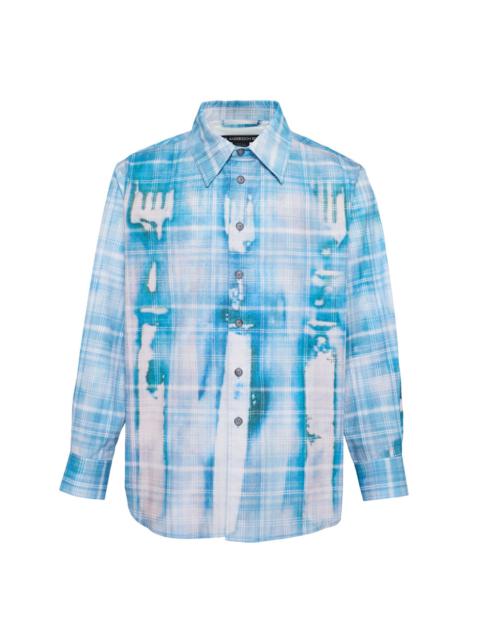 Andersson Bell Trompe Loeil Printed Check Shirt
