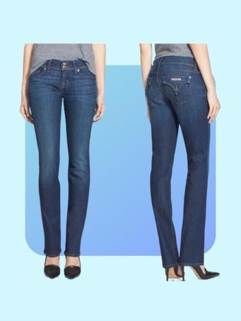 Other Designers Hudson Jeans Womens Ginny Straight Leg Full Length Jeans Blue Size 30 X 31
