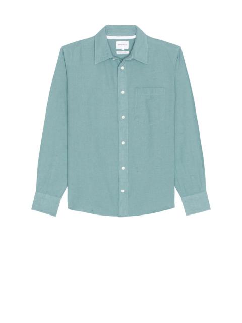 NORSE PROJECTS Algot Relaxed Cotton Linen Shirt