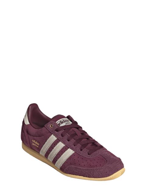 adidas adidas Japan Low Top Sneaker in Maroon/Cream White/Gold Met at Nordstrom