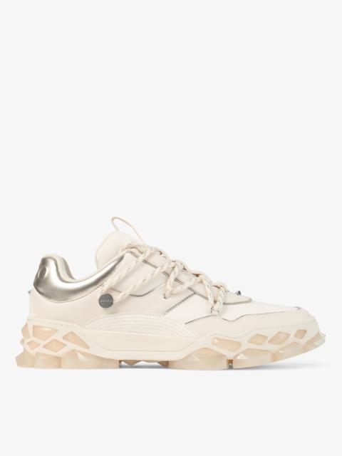 JIMMY CHOO Diamond X II/M
Latte Leather Trainers