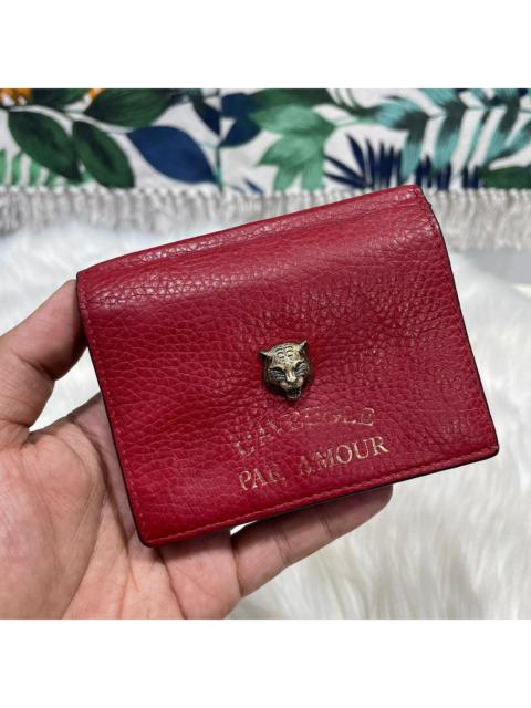 GUCCI Authentic Gucci L’AVEUGLE PAR AMOUR TIGER WALLET