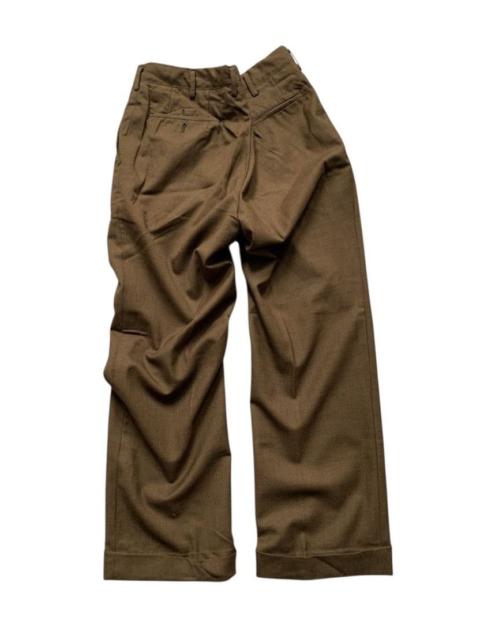 Other Designers Vintage - 80s Japan Tailoring Straight Pegged Wool Pants