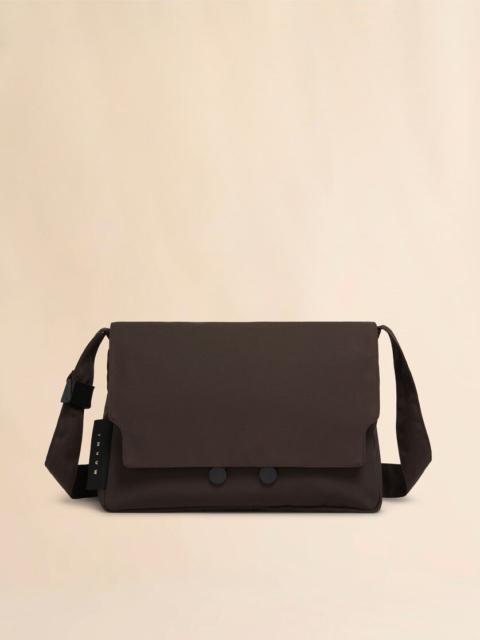 Marni BROWN CORDURA® CITYSCAPE CROSSBODY BAG
