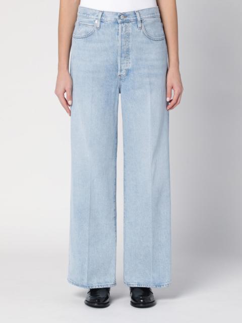 FRAME Low Baggy Wide Leg Jeans in Organic Denim