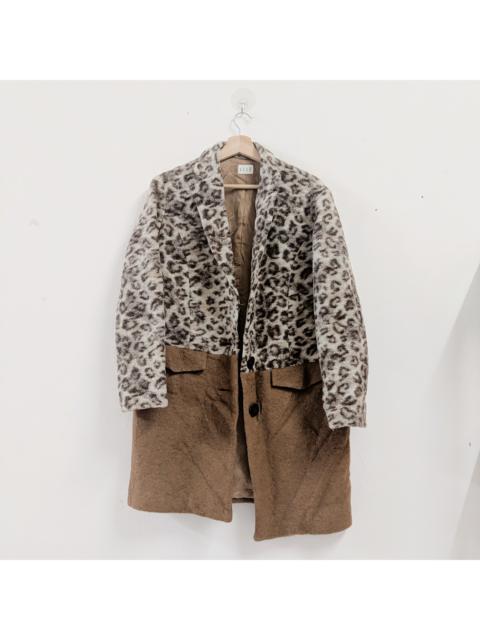 Other Designers Cardigan - Vintage ELLE Rare Leopard Cheetah Cardigan Sweater