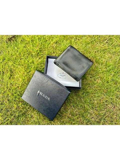 Prada Authentic Prada Saffiano Leather Men Bi-Fold Wallet