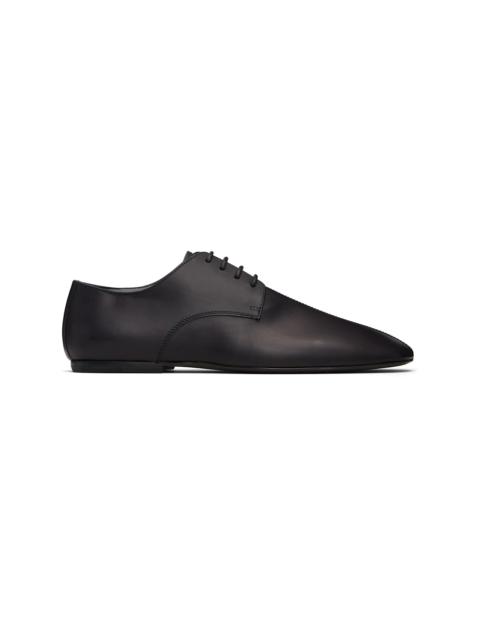 Dries Van Noten Black Leather Derbys