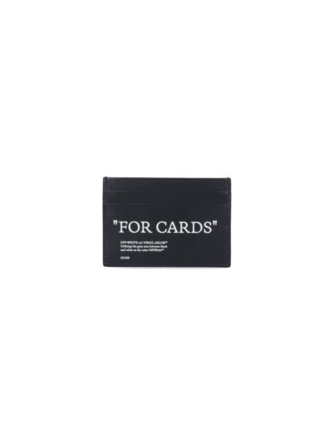 Off-White "FOR CARDS" LOGO CARD HOLDER
