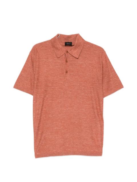 Brioni Brioni Men Cashmere And Silk Blend Polo Shirt