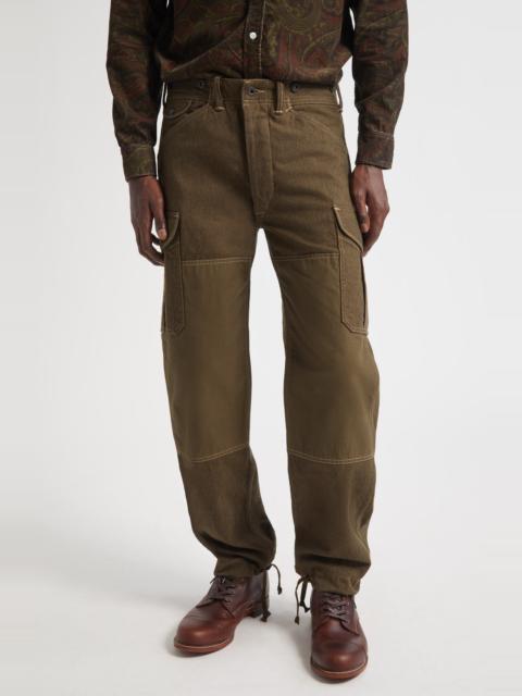 RRL by Ralph Lauren Double RL Regiment Fit Twill Cargo Pants in Olive at Nordstrom