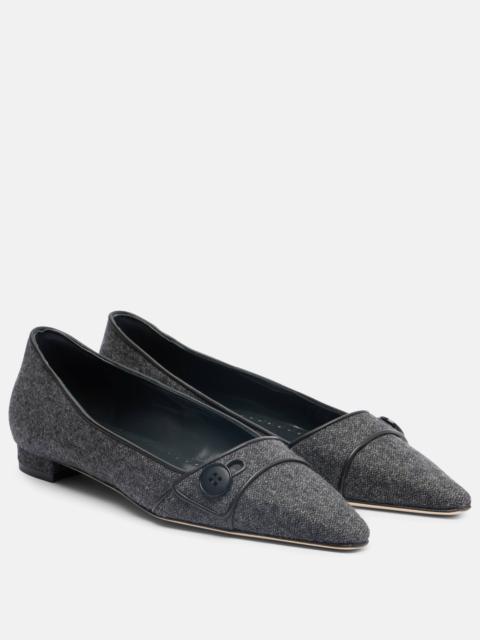 Manolo Blahnik Lulamae ballet flats