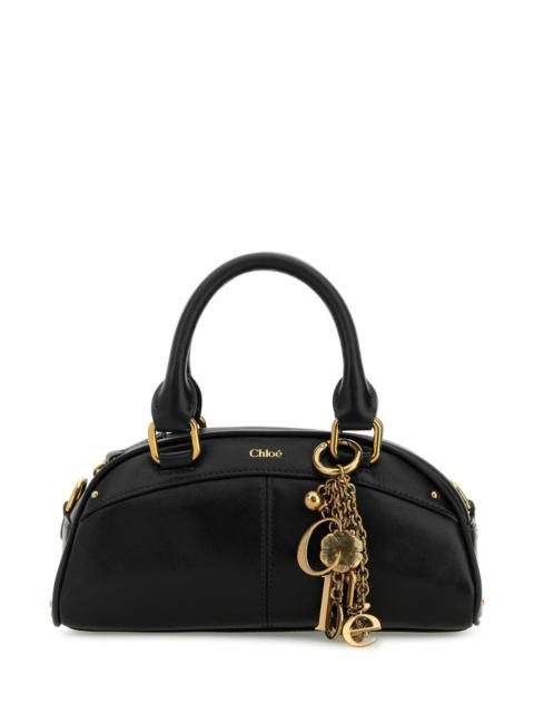 Chloé Chloe Women Black Small Leather Bowling Chloe Small Handbag