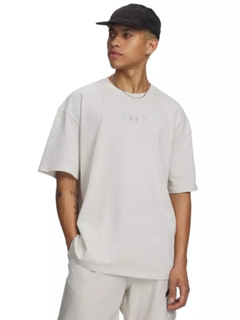 Under Armour Men's Unstoppable+ Heavyweight Short Sleeve Shirt-White