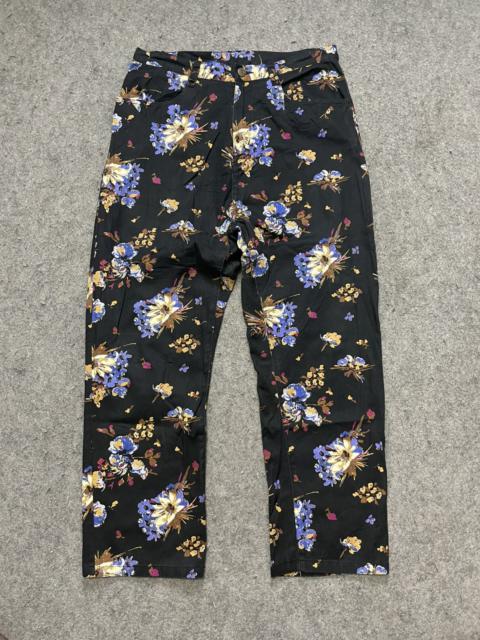 Japanese Brand - Kawai okada floral buckle pant