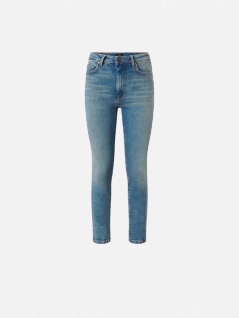 PINKO SKINNY VINTAGE STRETCH DENIM JEANS