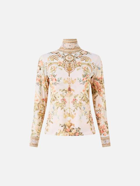 CAMILLA JERSEY TURTLENECK