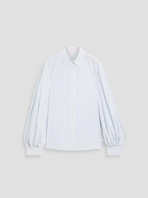 CAROLINA HERRERA Striped cotton-poplin shirt