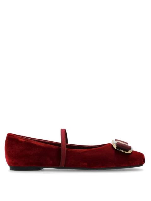 FERRAGAMO Ferragamo New Vara Plate Ballet Flats