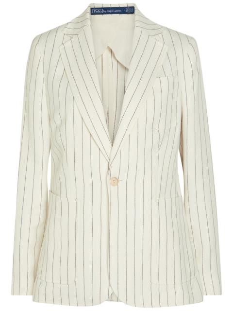 Polo Ralph Lauren Polo Ralph Lauren Pinstriped Hemp Blazer