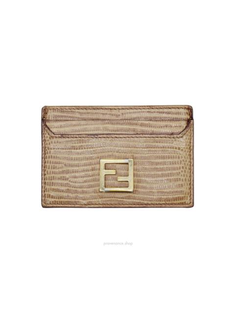 FENDI Fendi FF Card Holder - Lizard