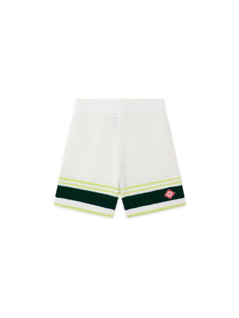 CASABLANCA Crochet Tennis Shorts | Casablanca Paris