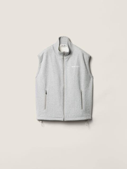 Miu Miu Cotton fleece vest