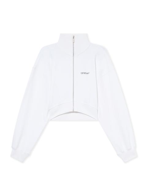 Off-White Arrow Glowing Flower Crop Zip