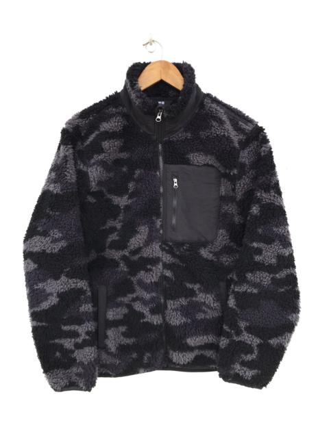 Other Designers Uniqlo - Japanese Brand Uniqlo Fleece Sherpa Camo Jacket