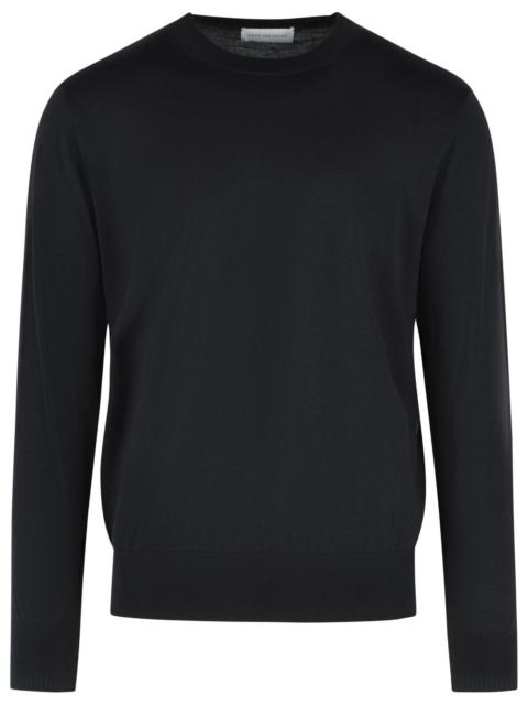 Dries Van Noten Dries Van Noten 'Murton' Black Merino Wool Sweater Men