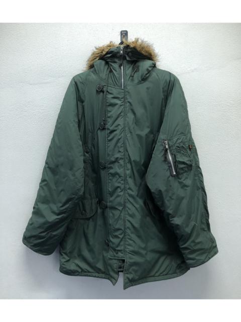 Other Designers Vintage - Alpha Industries N-3B Cold Weather Parka Jacket XL Military