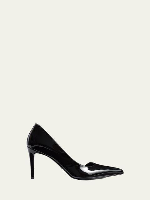 KHAITE Jett Patent Leather Stiletto D'Orsay Pumps