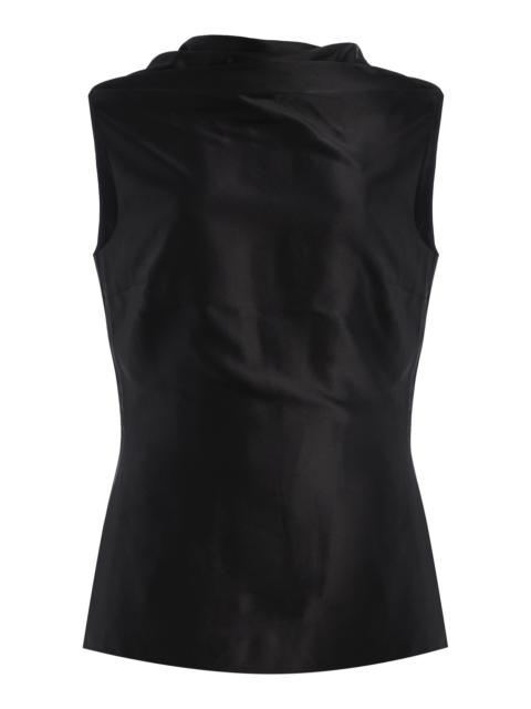 Roksanda Maris Silk-Satin Top black