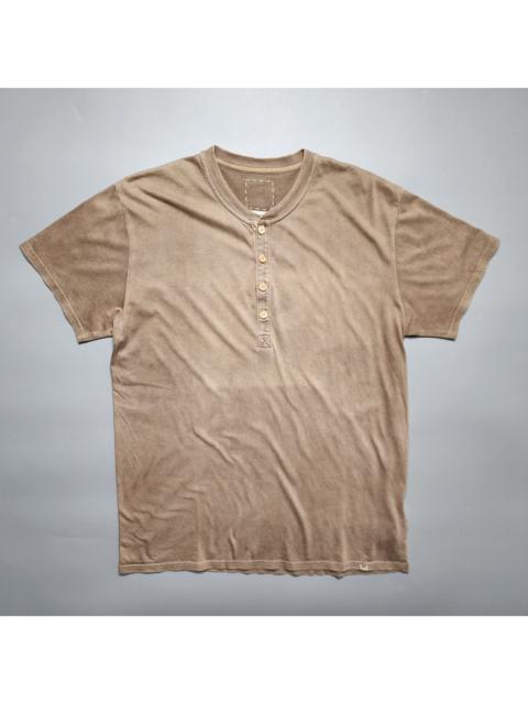 visvim Visvim - N.D Mud Dye Henley T Shirt Giza