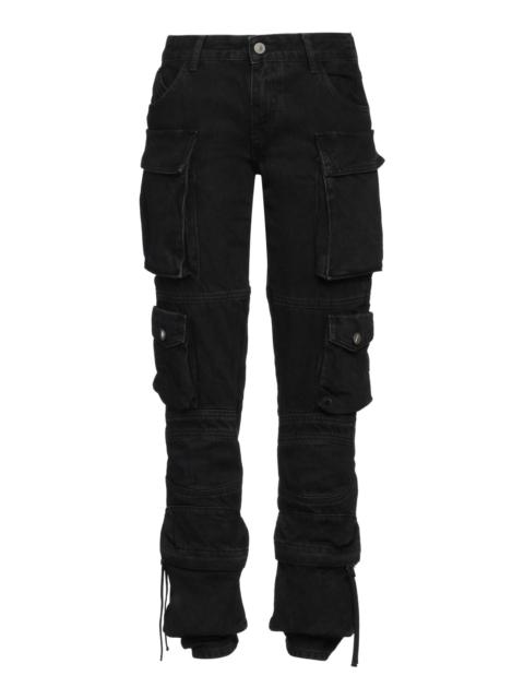 THE ATTICO Black Women's Denim Pants