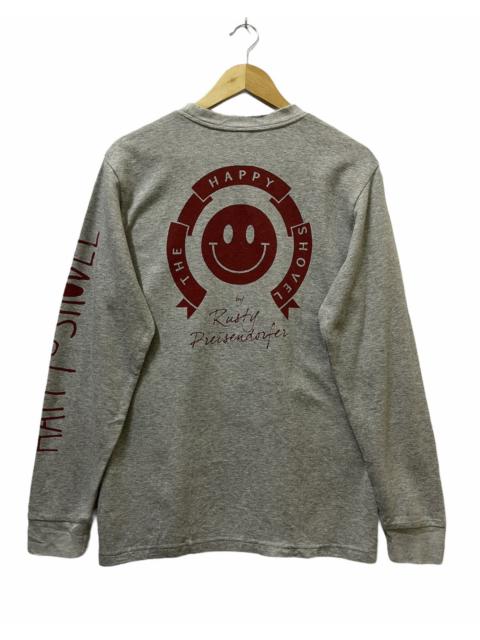 Other Designers Rusty The Happy Shovel Big Logo Sweatshirt Grey