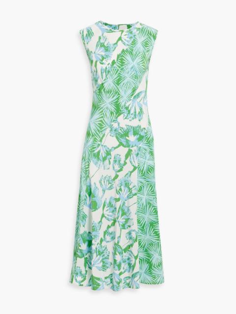 DIANE VON FURSTENBERG Sunniva printed crepe midi dress