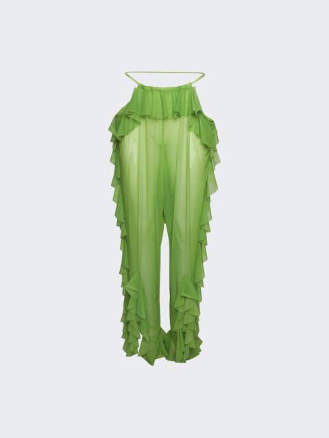 ESTER MANAS Mermaid Ruffled Pant Pistachio