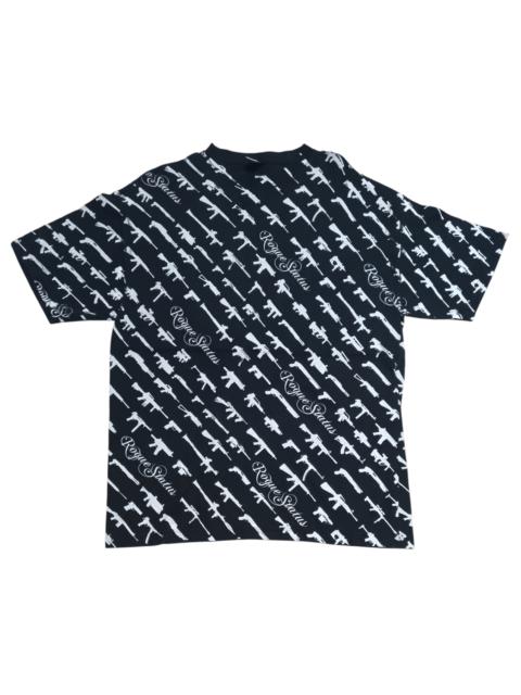 Other Designers Rare - VINTAGE Y2K ROGUE STATUS GUNS FULL PRINT SHIRT
