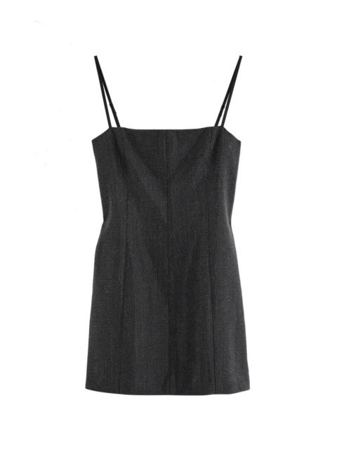 Alexander Wang Alexander Wang Crystal-embellished Twill Mini Dress
