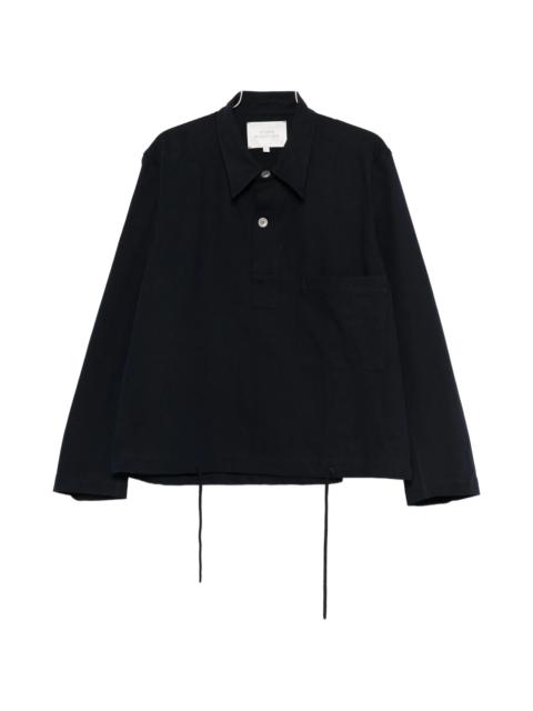 Studio Nicholson Studio Nicholson Drawcord-hem Chest-pocket Shirt
