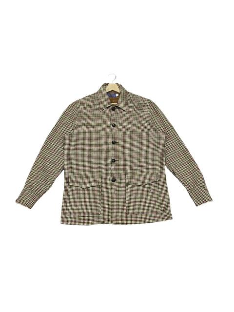 Other Designers Vintage Pendleton Houndstooth Check Plaid Pattern Wool Jacket
