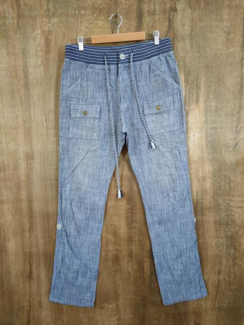 Other Designers Japanese Brand - Louxs Union works stripe bush multipocket pants #46-870